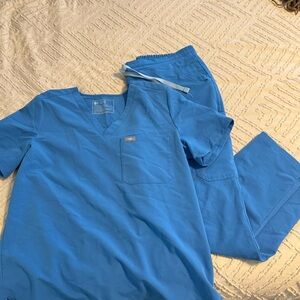 Women’s Figs Scrubs, Capri Blue